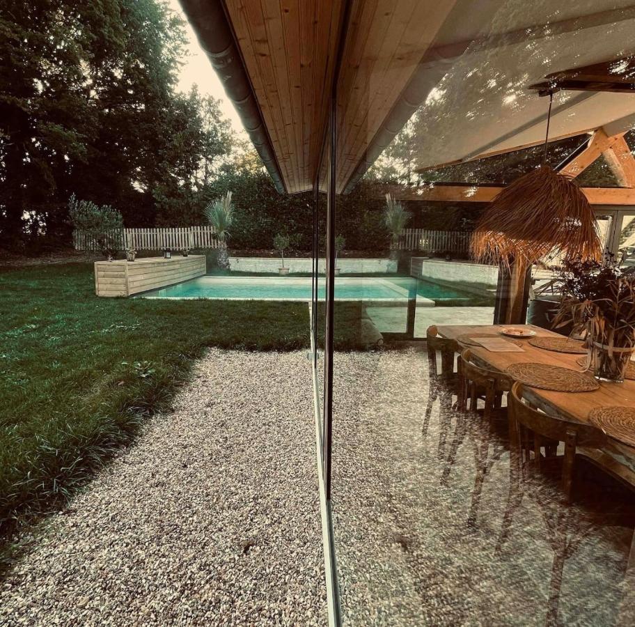 Cottage Normand Avec Sa Grande Piscine Chauffee Toute L Annee Sur Parc Arbore Et Clos En Plein Coeur De La Campagne Adapte Aux Kids Et Dog Friendly Saint-Antonin-de-Sommaire Eksteriør bilde